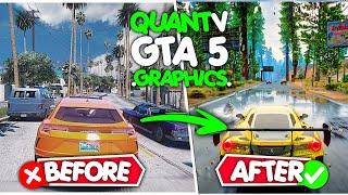 How To Install Graphics Mod In GTA 5  QuantV Graphics Mod  Low End PC  Working In 4 GB RAM 