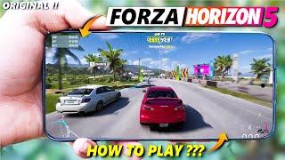 HOW TO PLAY FORZA HORIZON 5 IN MOBILE  PLAY ORIGINAL FORZA HORIZON 5 IN MOBILE BY CLOUD GAMING