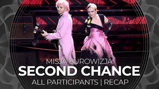 Misja Eurowizja Second Chance  All Participants  RECAP