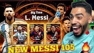 3 NEW MESSI CARDS 105 PACK OPENING  EFOOTBALL 24 mobile
