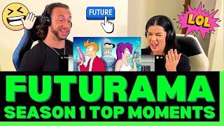 First Time Watching Futurama Reaction Video - Season 1 Funniest Moments - THESE CLIPS ARE HILARIOUS
