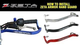 ZETA ARMOR HAND GUARD = HOW TO INSTALL ARMOR HANDGUARD =