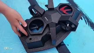Cool STEM Airblock Drone - in Water Mode - Also flies and operates in Hovercraft mode