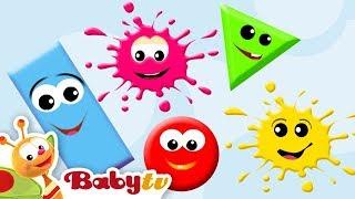 Colors & Shapes for Kids 🟡​🟪​  Toddlers and Babies Cartoons @BabyTV