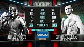 Crawford Silences Mean Machine  Terence Crawford vs Egidijus Kavaliauskas  ON THIS DAY FREE FIGHT