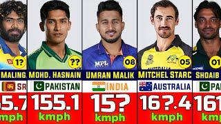 Top Fastest Bowlers in Cricket History  Top Fastest Bowlers in the World