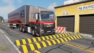 Trucks vs Speed Bumps – BeamNG.Drive Long Video SPECIAL