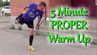 How To Warm Up Before A Soccer  Football Game