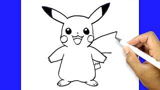 How To Draw Pokemon Easy Pikachu  Pikachu Drawing Step By Step