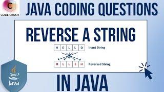 Reverse A String In Java  Program To Reverse A String  Reverse String In Java  Java Interview