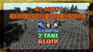 Knight Online  40x Old Draki Box Kırdırma  Vega