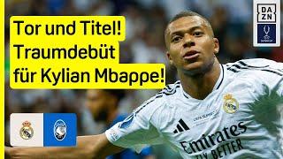 Bellingham serviert Mbappes Traumdebüt Real Madrid - Atalanta  UEFA Super Cup  DAZN Highlights