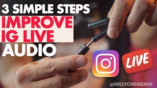 NO TEDDY RILEY 3 STEP TO IMPROVE IG LIVE AUDIO NO IRIG NEEDED