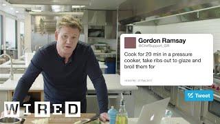 Gordon Ramsay Answers Cooking Questions From Twitter  Tech Support  WIRED