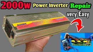 Inverter Repair 2000w  How to repair Solar Power Inverter  Dc to Ac inverter