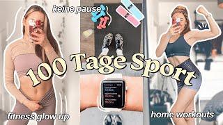 ICH HABE 100 TAGE SPORT GEMACHT  Jeden Tag Sport Challenge & Food Diary