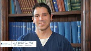 Dr. Zach Soler ENT - Rhinology & Sinus Surgery - MUSC Health