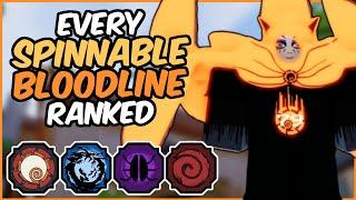 EVERY Spinnable Bloodline RANKED From WORST To BEST  Shinobi Life 2 Bloodline Tier List