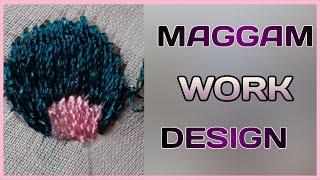 Maggam work long and short Design long and short for beginners tutorial classeshand embroidery