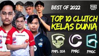 TOP 10 CLUTCH KELAS DUNIA  Pro Player PUBG Mobile Indonesia  PMGC PMRC PMPL SEA  #indopride