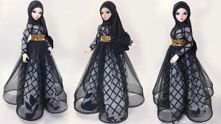 BJD Doll Repaint & Hijab Long Dress Tutorial  BJD娃娃重绘 BJD人形の塗り直し BJD 인형 다시 칠하기 Decorate BJD OOAK