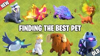 FINDING THE BEST HERO PET IN CLASH OF CLANS