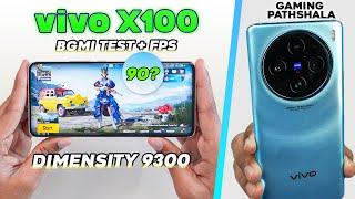 vivo X100 - 90 FPS PUBG Test with FPS  Overheat & Battery Drain 