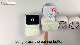 Tuya WiFi Video Doorbell Smart Home Indoor Security Protection Camera Two Way Intercom Night Vision