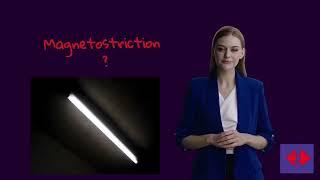 Magnetostriction  What Is Magnetostriction #magnetostriction #ferromagneticmaterials