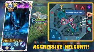 GLOBAL HELCURT PERFECT & SUPER AGGRESSIVE GAMEPLAY  BEST BUILD 2024  MOBILE LEGEND