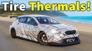 Tire ThermalsWear & Drafting - BeamNG Mods