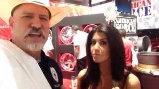 Smoking HOT Mustang Girl Beautiful woman 2008 Shelby SEMA 2014 MustangMedic