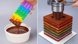 Fun and Quick Tasty Chocolate Cake Recipes  Fancy Chocolate Cake Decorating Tutorial