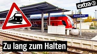Realer Irrsinn Bahnsteig-Dilemma in Neubrandenburg  extra 3  NDR