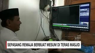 Sepasang Muda Mudi Tertangkap CCTV Sedang MESUM di TERAS MASJID