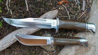 Buck 119 Special And 103 Skinner Pro Series S35VN Green Canvas Micarta The Best Version Yet?