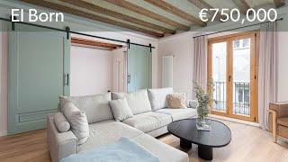 High floor apartment with quality finishes for sale in El Born Barcelona