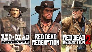 Red Dead Revolver vs Red Dead Redemption 1 vs Red Dead Redemption 2 Side By Side