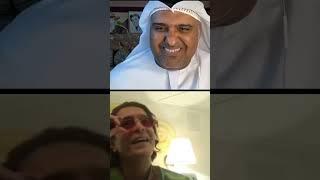 Chunky Pnadey funny Arabic talk Interview by Hamad Al Reyami