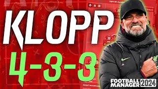 4-3-3 Jurgen Klopps Liverpool 1920 Tactic on FM24