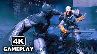 Batman vs Deathstroke Epic Fight - Batman Arkham Origins 4K 60FPS