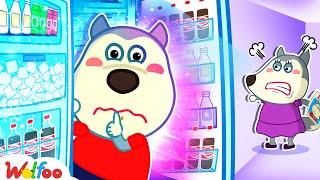 Wolfoo Makes SECRET ROOM Inside A Fridge  Kids Play Safe At Home  Wolfoo Kids Cartoon
