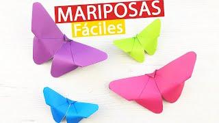  Cómo hacer mariposas de papel fácil y rápido origami