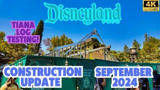 Disneyland Construction- Tiana Log Testing and Haunted Mansion Construction-Madame Leota’s Shop