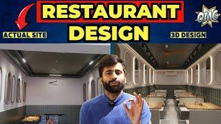 Restaurant Design  3D Design Vs On Site