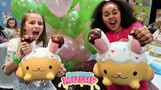 Giant Squishy Toys Challenge Smooshy Mushy Party  Toys AndMe