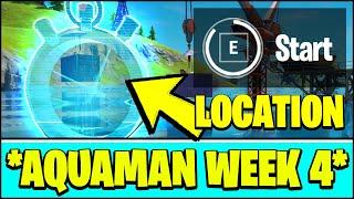 COMPLETE THE SWIMMING TIME TRIAL AT DIRTY DOCKS LOCATION Fortnite AQUAMAN Challenge Week 4