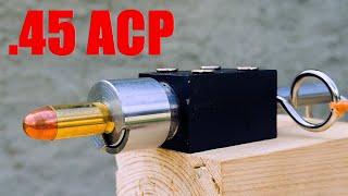 Exploding OUTSIDE a Gun BARREL. .45 ACP    American Ammo   