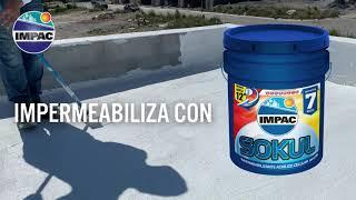 Reduce la temperatura impermeabilizando con Impac Sokul 7.