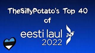 Eesti Laul 2022 My Top 40 with comments